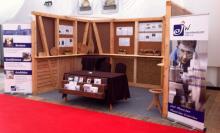 Der Messestand der Jugendwerkstatt Gießen